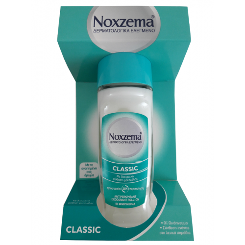 Noxzema Classic 48h Προστασία 0% Οινόπνευμα Roll-On 50ml